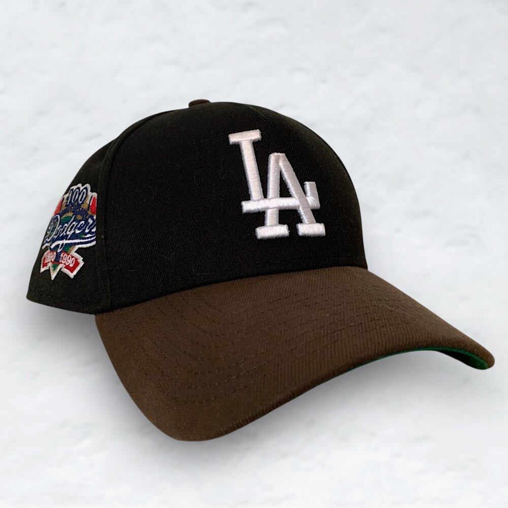 New Era Los Angeles Dodgers A-frame 100 Anniversary Patch Hat Cap